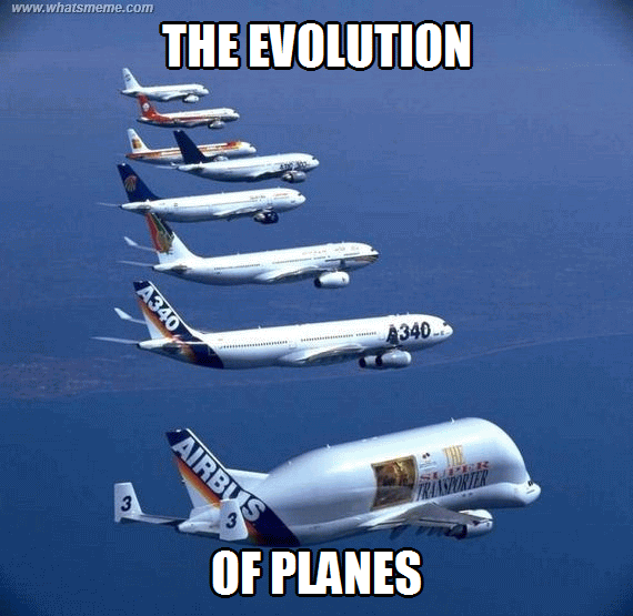 The Evolution Pf Planes Funny Picture
