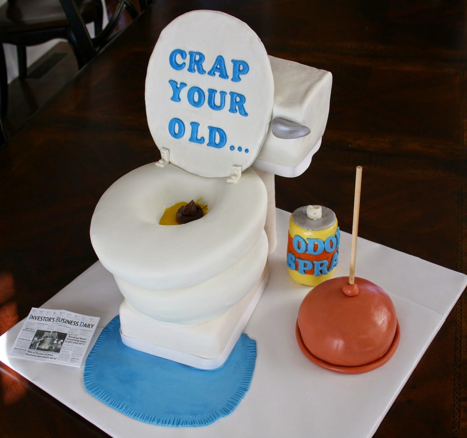 Toilet Birthday Cake Picture