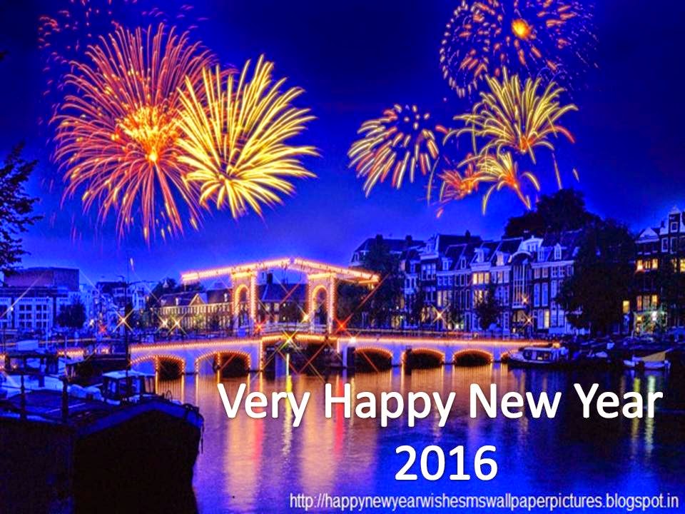 Very Happy New Year 2016 Fireworks Picture