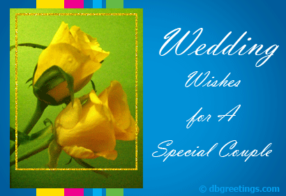 Wedding Wishes For A Special Couple Greeting Card