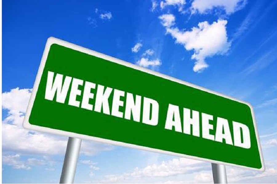 Weekend Ahead Sign Board Picture
