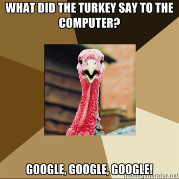 What Did The Turkey Say To The Computer Funny Thanksgiving