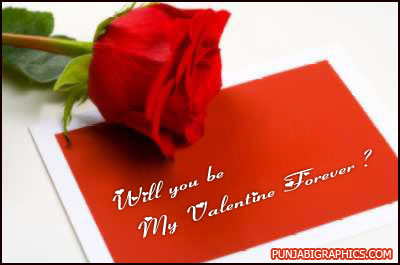 Will You Be My Valentine Forever Greeting Card