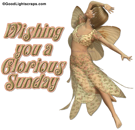 Wishing You A Glorious Sunday Fairy Glitter