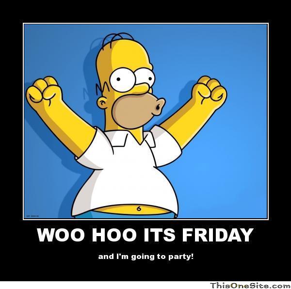 Woo Hoo Its Friday Simpson Picture