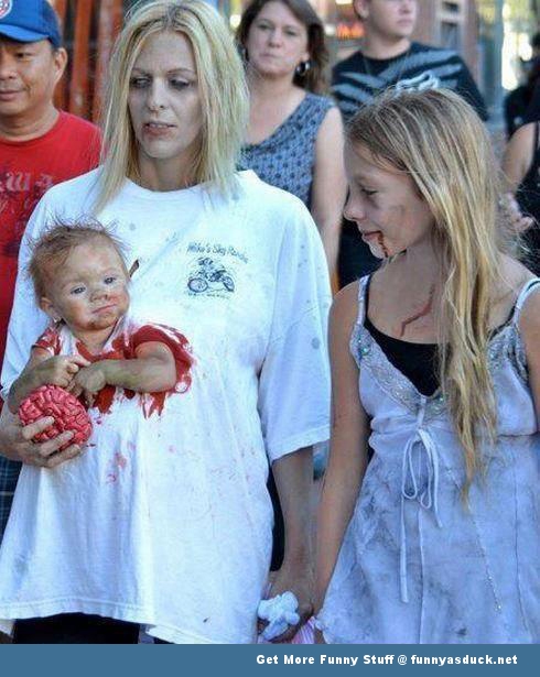 Zombie Baby Costume Funny Picture