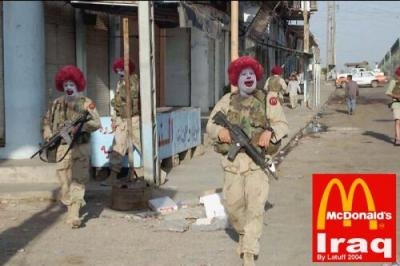 Army Look Like Joker Funny Picture