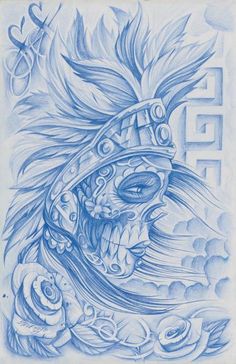 Aztec Tattoo Design Idea