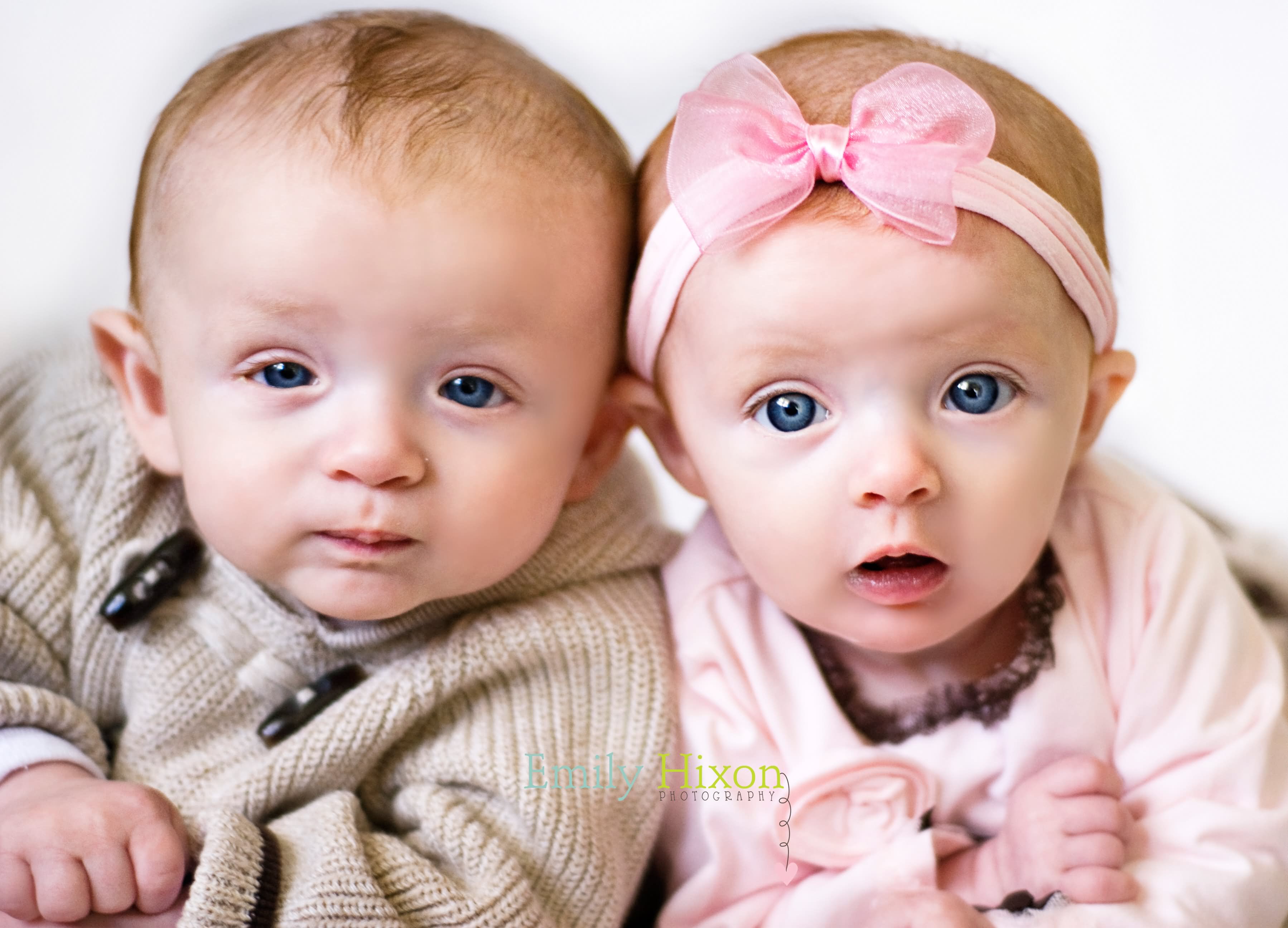 Baby Boy And Girl Twins Picture