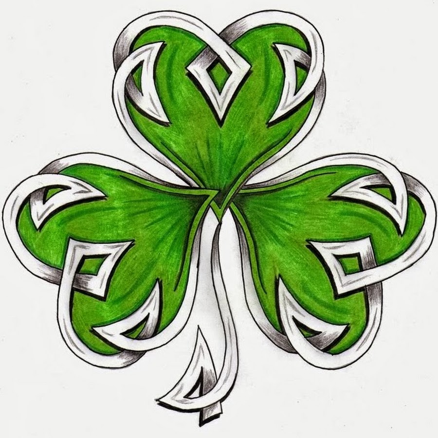 Celtic Clover Leaf Tattoo Design Idea