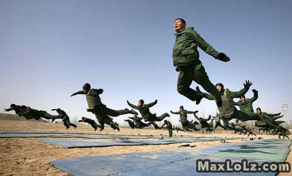 Chinese Army Try To Fly Funny Picture
