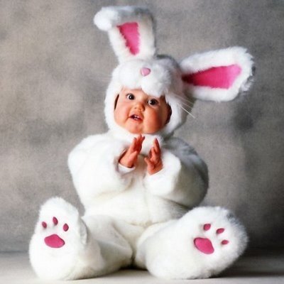 Cute Baby In Rabbit Costume