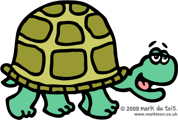 Funny Tortoise Laughing Cartoon
