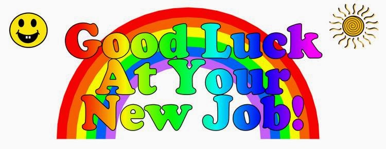 Good Luck At Your New Job Rainbow Picture