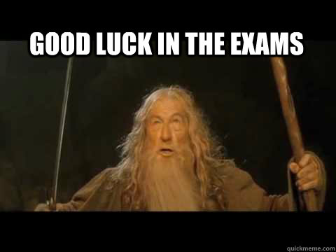 Good Luck In The Exams