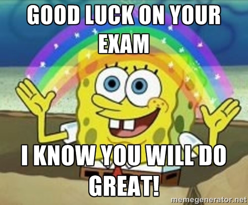 Good Luck On Your Exam I Know You Will Do Great Simpson Picture