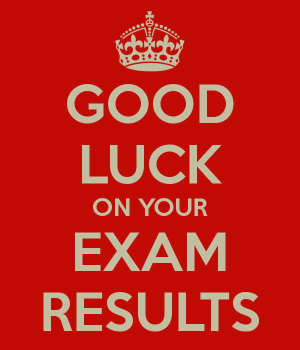 Good Luck On Your Exam Results