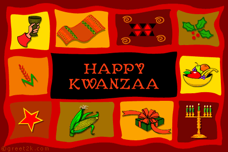Happy Kwanzaa Animated Picture