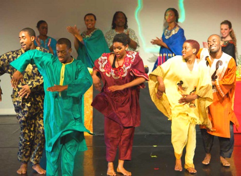 People Dancing To Celebrating Kwanzaa