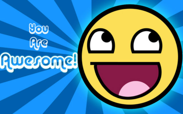You Are Awesome Smiley Picture