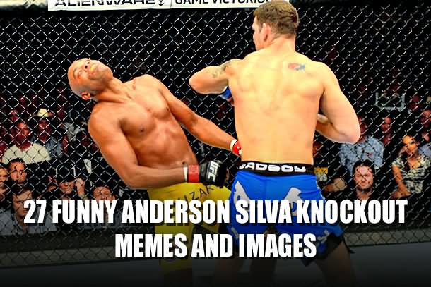 Anderson Silva Knockout Funny Boxing Meme