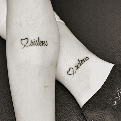 22 Sister Tattoo Images, Designs And Ideas