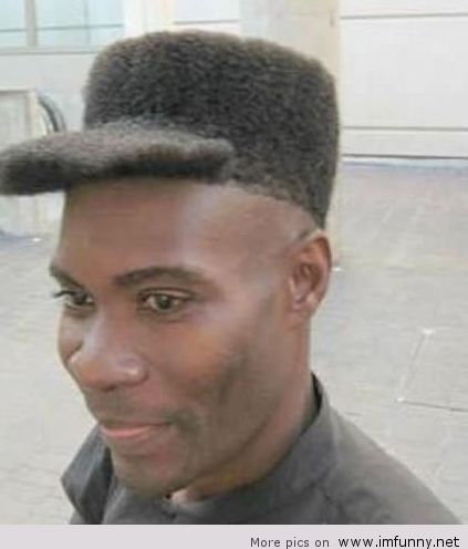 Boy With Funny Hat Haircut