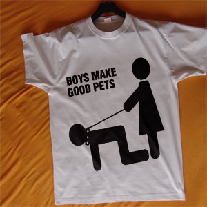 Boys Make Good Pets Funny Tshirt For Girls