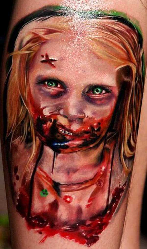 12 Best Zombie Tattoo Images And Designs