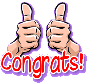 Congrats Thumbs Up Animated Picture
