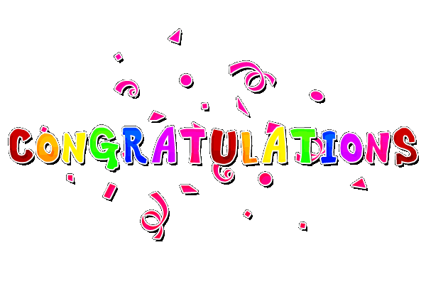 Congratulations Colorful Text Picture