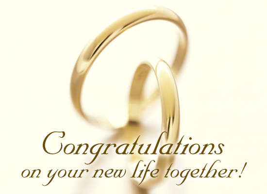 Congratulations On Your New Life Together