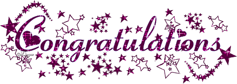 Image result for congrats purple gif