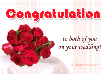 Congratulations To Both Of You On Your Wedding