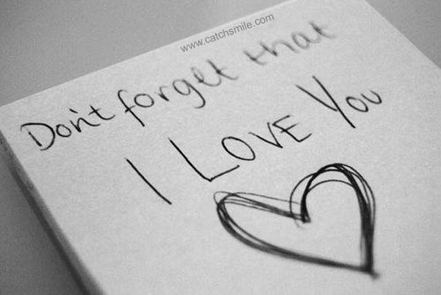Love you dont forget i Hallmark's 'Don't