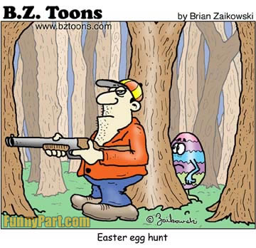 Egg Hunting Funny Picture
