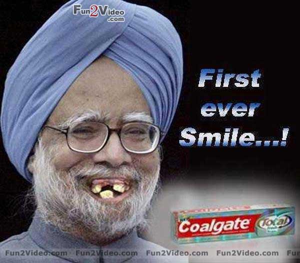 First Ever Smile Dr Manmohan Singh Funny Picture