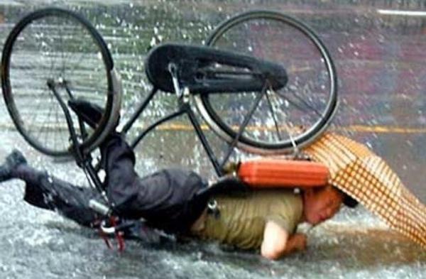 Funny Bicycle Accident