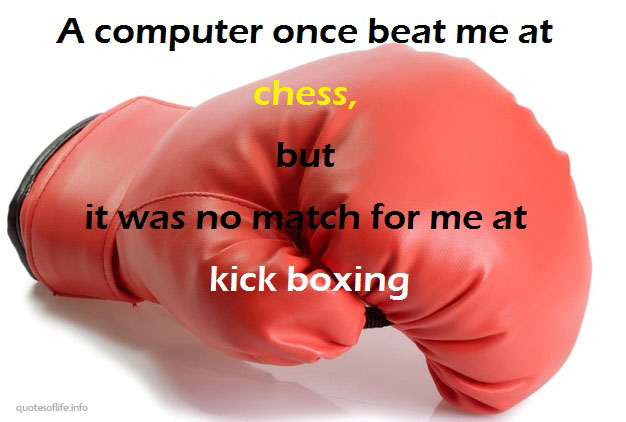 Funny Boxing Saying