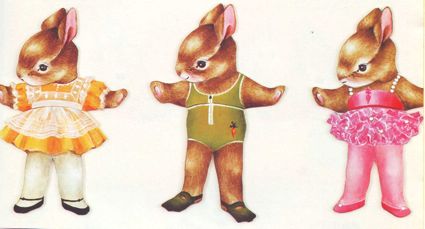 Funny Bunnies Dancing Picture