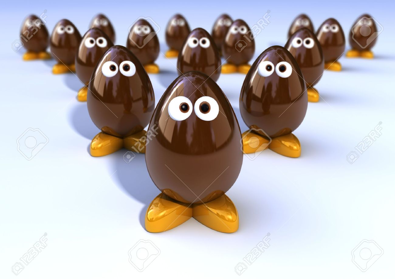 Funny Chocolate Eggs