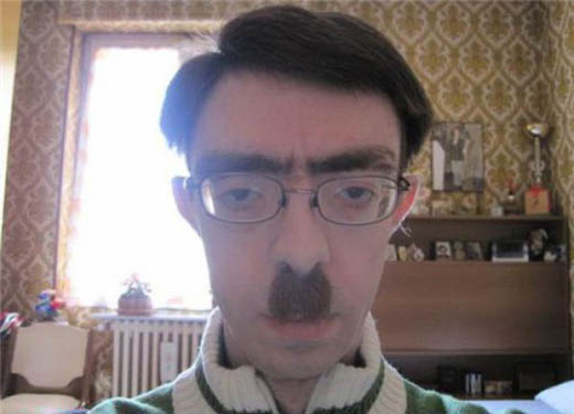 Funny Hitler Haircut Picture