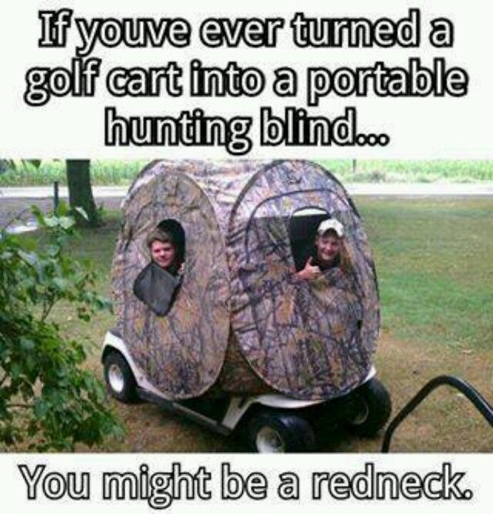 Funny Hunting Golf Cart