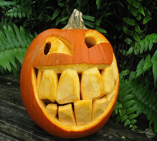 Funny Pumpkin Smiley Face