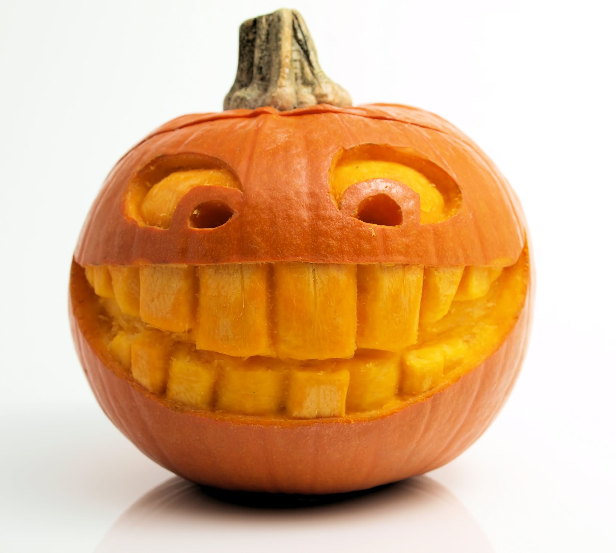 Funny Pumpkin Smiling Face Image