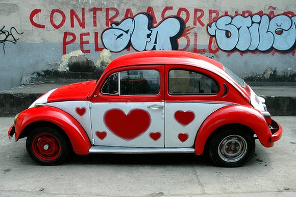 Funny Valentine Car