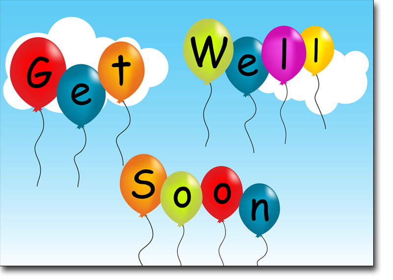 Get Well Soon Balloons Picture