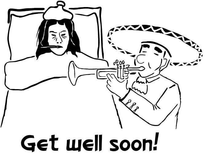 Get Well Soon Coloring Page