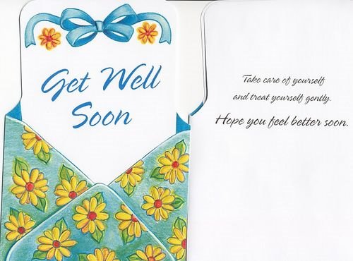 Get Well Soon Hope You Feel Better Soon Greeting Card