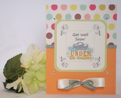 Get Well Soon Under The Weather Card